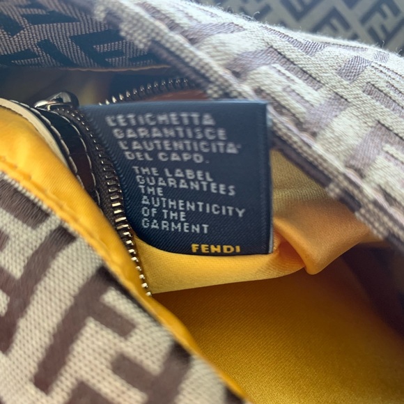 Vintage Fendi Zucca Mama Baguette Shoulder Bag - Picture 10 of 11